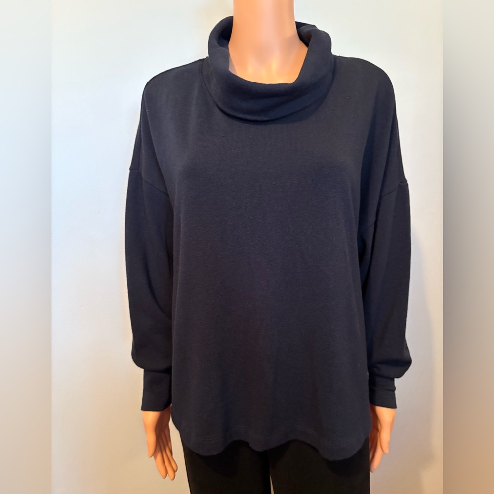 J. Jill Deep Blue Knit Top